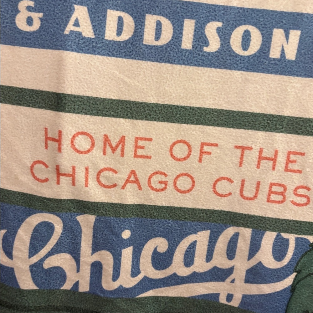 Chicago Cubs Wrigley Field Giveaway 🧢🏟️ Polar Fleece Throw Blanket NWT - Picture 3 of 7
